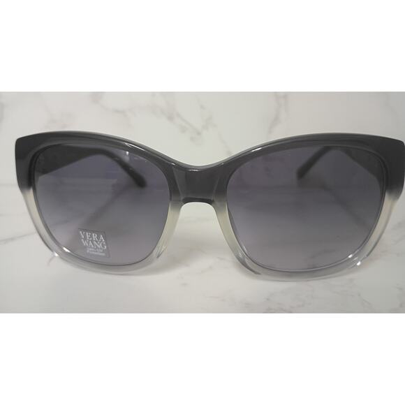 NEW Vera Wang GALDORA Gray/Clear Sunglasses with Crystals - Picture 2 of 7